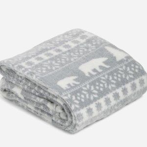 Vera Bradley Beary Merry Soft Fleece Throw Blanket NWT